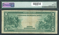 Fr.832b, 1914 $5 FRN (RS), A1814407A, PMG-20(b)(200).jpg